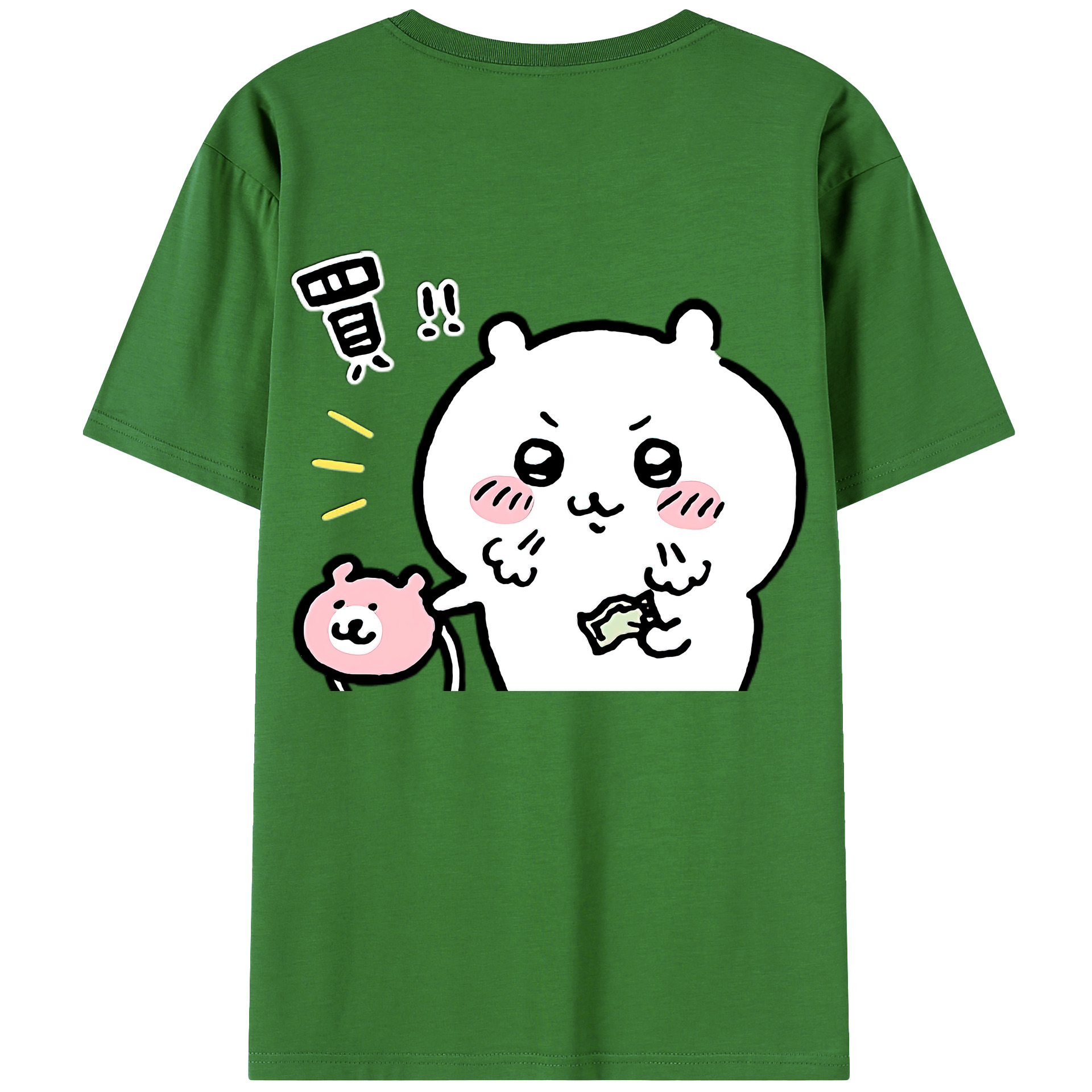 （画像用） ちいかわ ちいかわ Chii-kawa chiikawa レディース半袖Tシャツ(バックプリント)